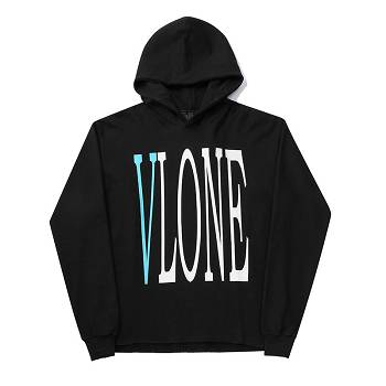 Black Vlone VLONE Staple Friends Pullover Men's Hoodie | AU_A5821