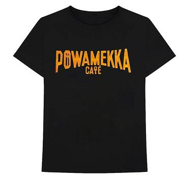 Black Vlone x Tupac Powamekka Cafe Men's T Shirts | AU_B9252