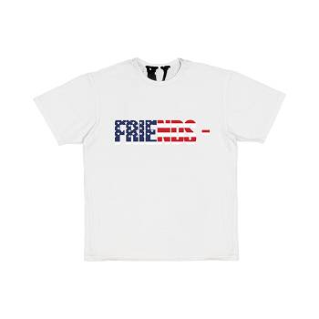 White Vlone FRIENDS USA Hot Sale T Shirts | AU_B1460