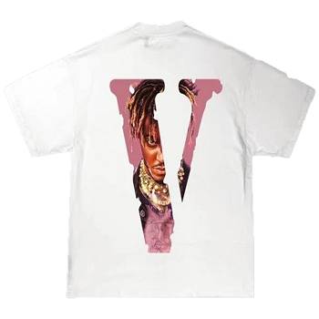 White Vlone Legends Never Die T-Shirt Rappers Collab Juicewrld | AU_YH2722