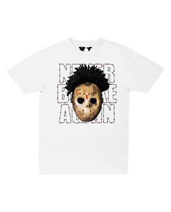 White Vlone Neverbrokeagain Hauted T-shirt Rappers Collab NBA-Youngboy | AU_H7431