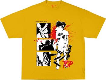 Yellow Vlone YoungBoy NBA x House Arrest Men's T Shirts | AU_NF1717